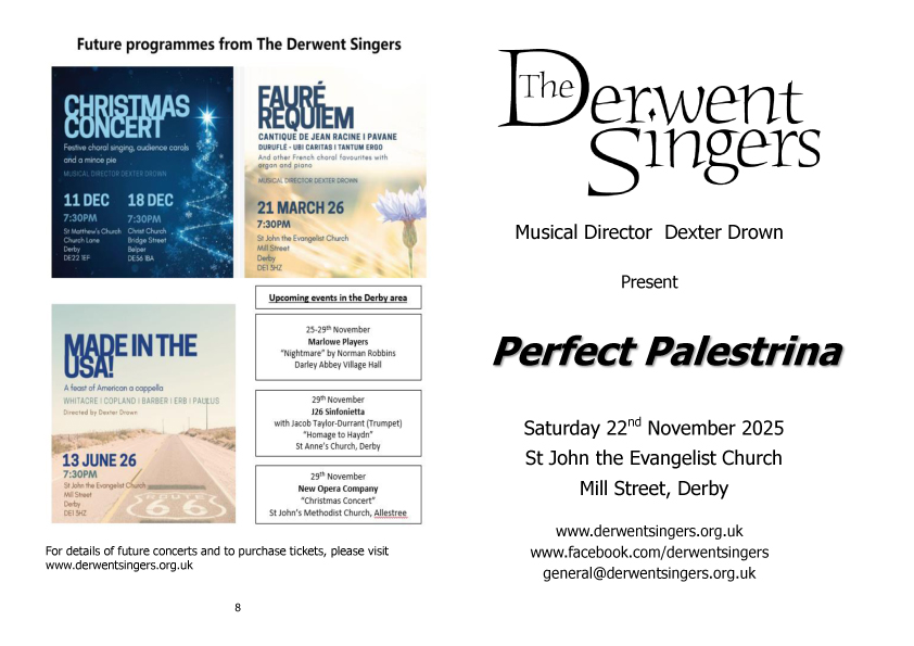The Derwent Singers: -