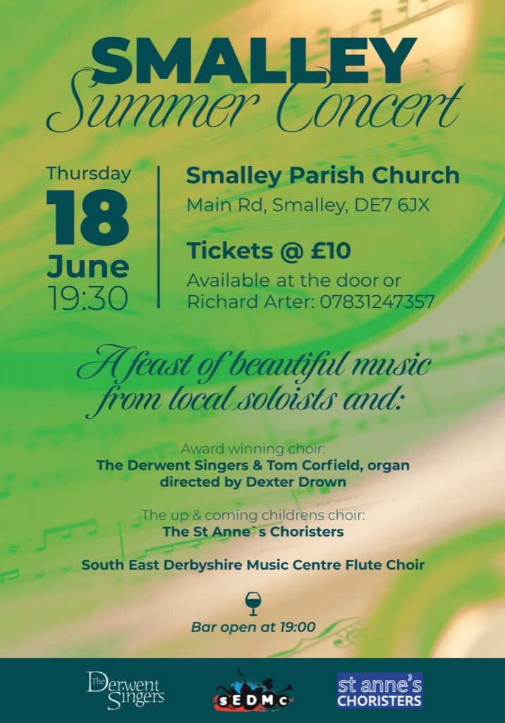 Smalley Summer Concert poster A5 print 3mm bleed